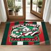 South Sydney Rabbitohs Design Crystal Velvet Rug Soft Decorative Mat for Bedroom Entrance