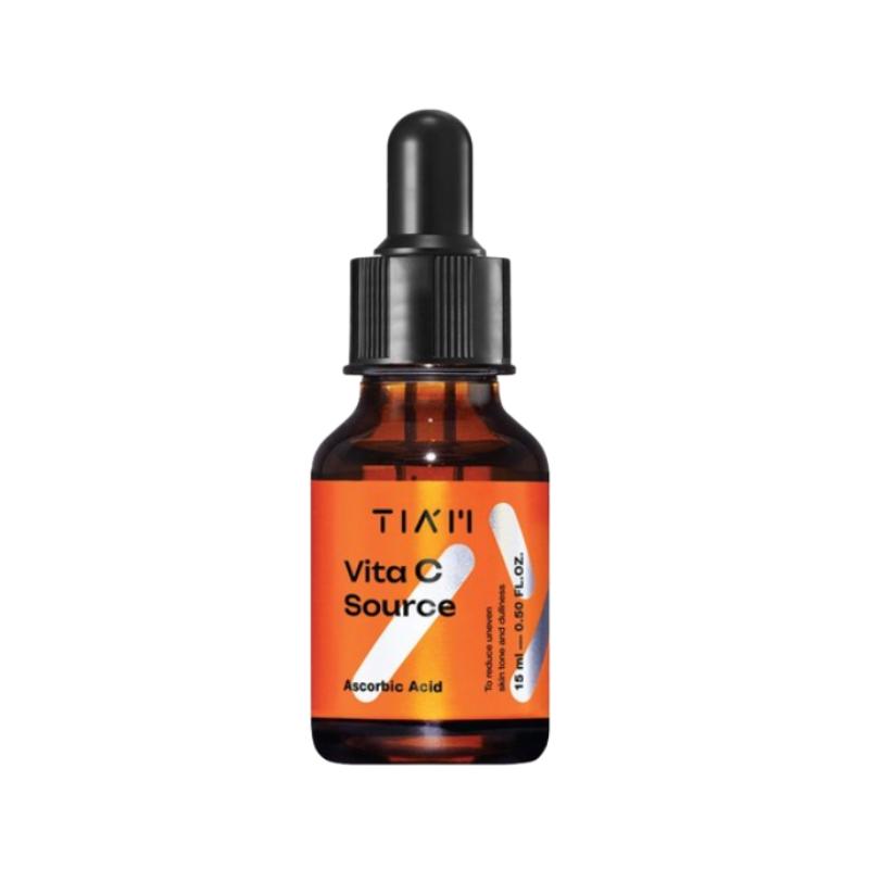 TIA’M Vita C Source Serum 15ml – Pure Vitamin C Brightening Serum for Dark Spots & Radiance
