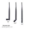 2 peças Antena WiFi Sem Fio 2,4 GHz 6dBi Conector Macho SMA Antena WiFi Para Roteador Placa de Rede Drone Câmera IP Cabo Pigtail