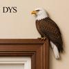Wooden Bird Door Frame Decor Topper Decor, Adorable Shape Corner Statue, Handcrafted Wood Sign, Woodland Natural Charm Home Accessories Art