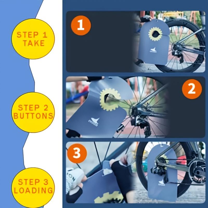 Anti Grime Bike Disc Wash Cover Protection Cover Wash Protective Washing Brake Cover Extended Anti-oil Baffle Cycling Disc Guard