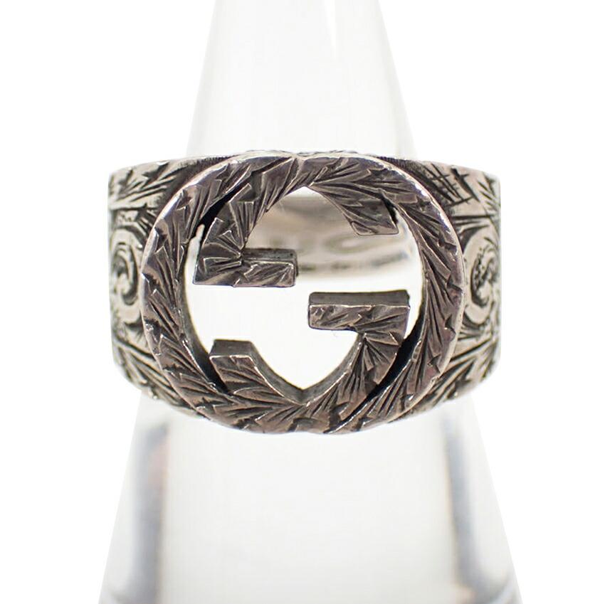 

[Used] GUCCI 925 Interlocking Ring / Size 11 / g520-51