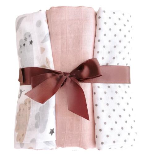 Muslin Diapers 3 Pieces (set )