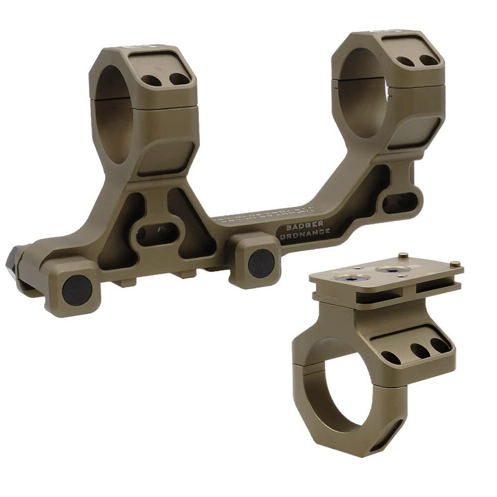 Evolution Gear Badger Ordnance Condition One Replica 6068 Aluminum Scope Mount with RMR Mount [30mm Diameter  1.93"]
