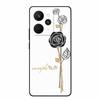 For Realme 15 Pro Cases 3D Relief Flower Emboss Black Silicone For Realme15 Pro 5G Back Cover Cartoon Funda Realme 15 Pro Bumper
