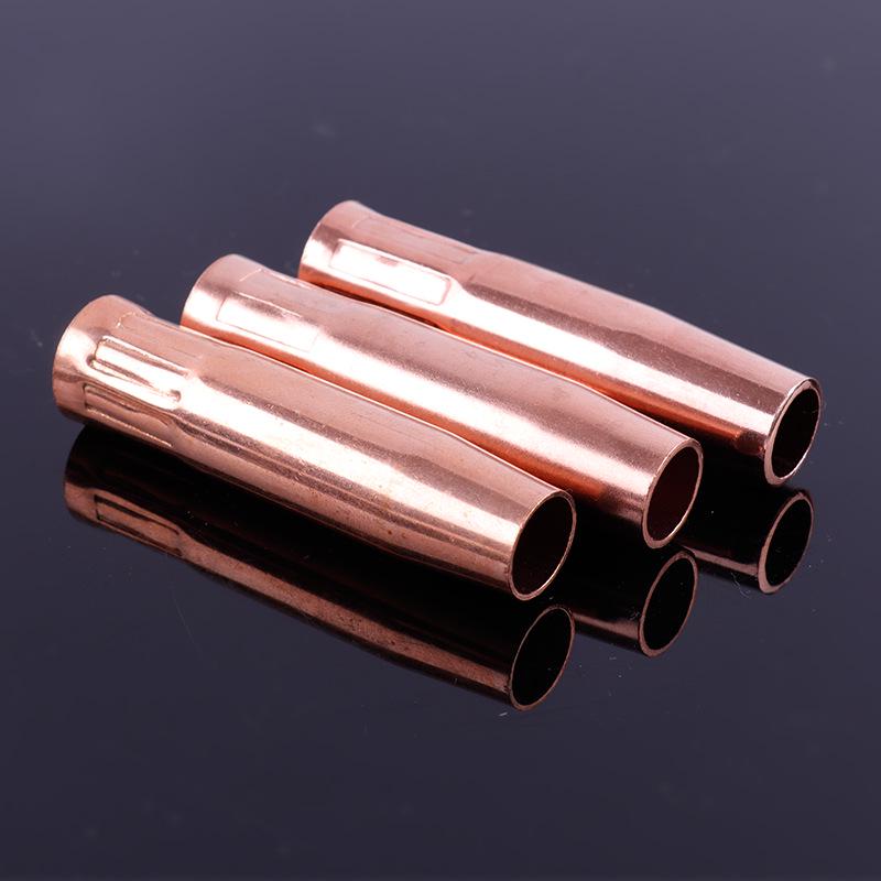 MIG Welding Gun Accessory Set: Gas Shielded, Nozzles, 500A Tips, 350 Protective Sleeves, 200 Purple Copper.