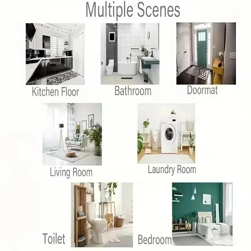 Colorful Patchwork Mandala Rug Bohemian Style Carpet Non-Slip Mat for Living Room Bedroom Home Decoration