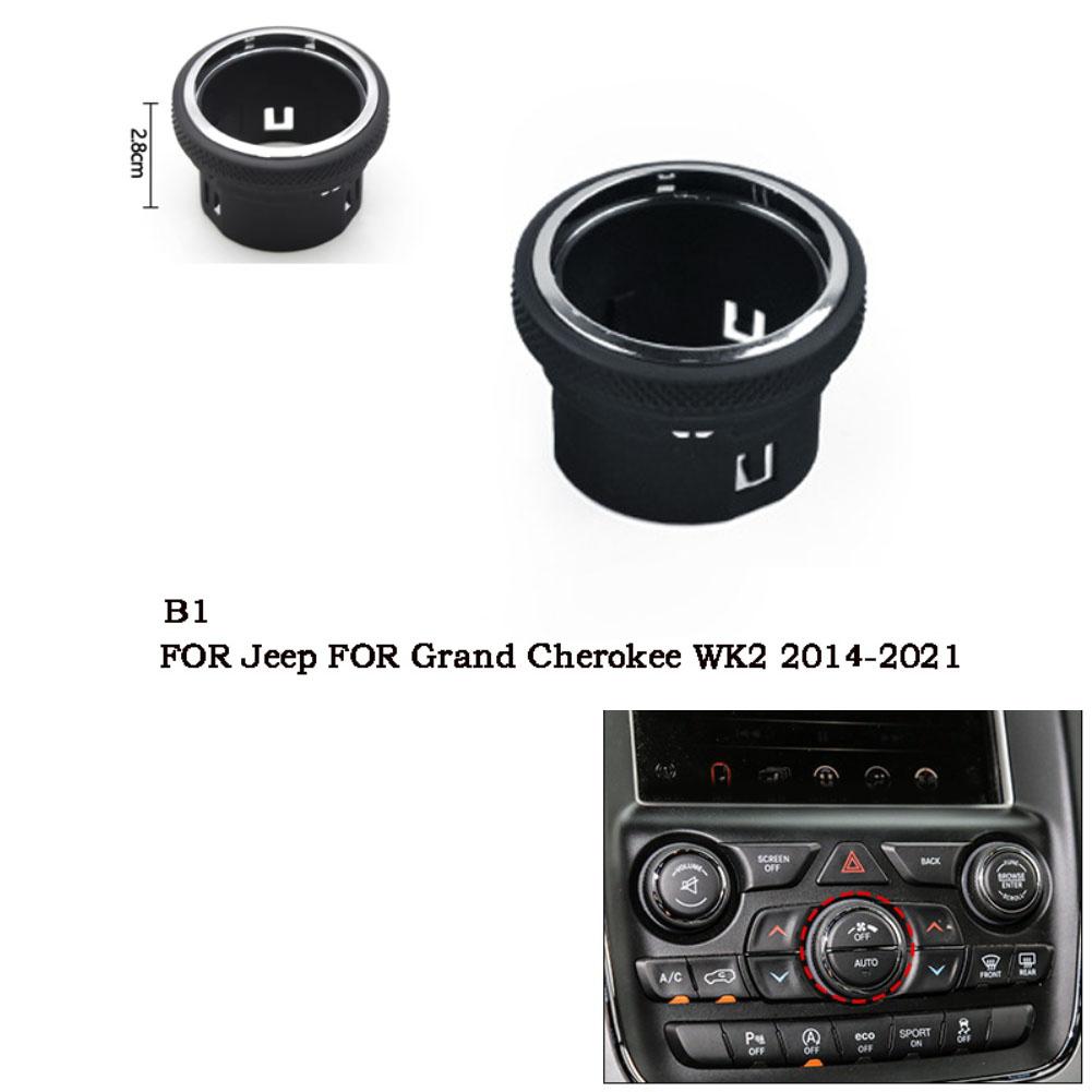 

Заміна регулятора температури та кнопки радіо для Jeep For Grand For Cherokee WK2 2014 2025 Модель B Стиль ABS Пластик