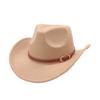 Concave Men'S And Women'S Party Felt Jazz Hat Western Cowboy Hat Jazz Top Hat