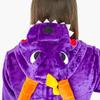 Kostium Onesie purple dragon - S