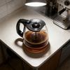 Glass Coffee Pot Easy to Clean Heat Cold Proof Coffee Maker Replacement   with Handle