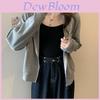 Casual Girl Letter Print Hoodie With Long Sleeves For Spring And Autumn Comfort