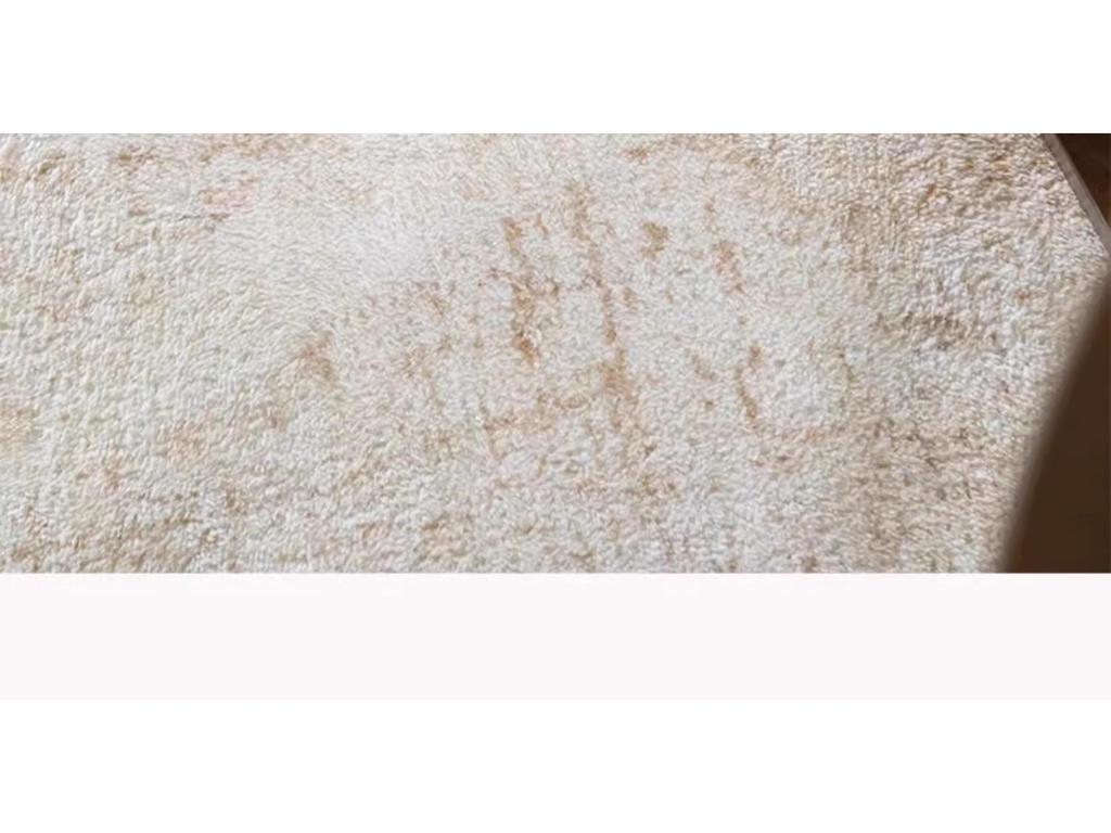 Retro Faux Cashmere Thickened Bedside Rug - Absorbent Bedroom, Bay Window, and Sofa Floor Mat