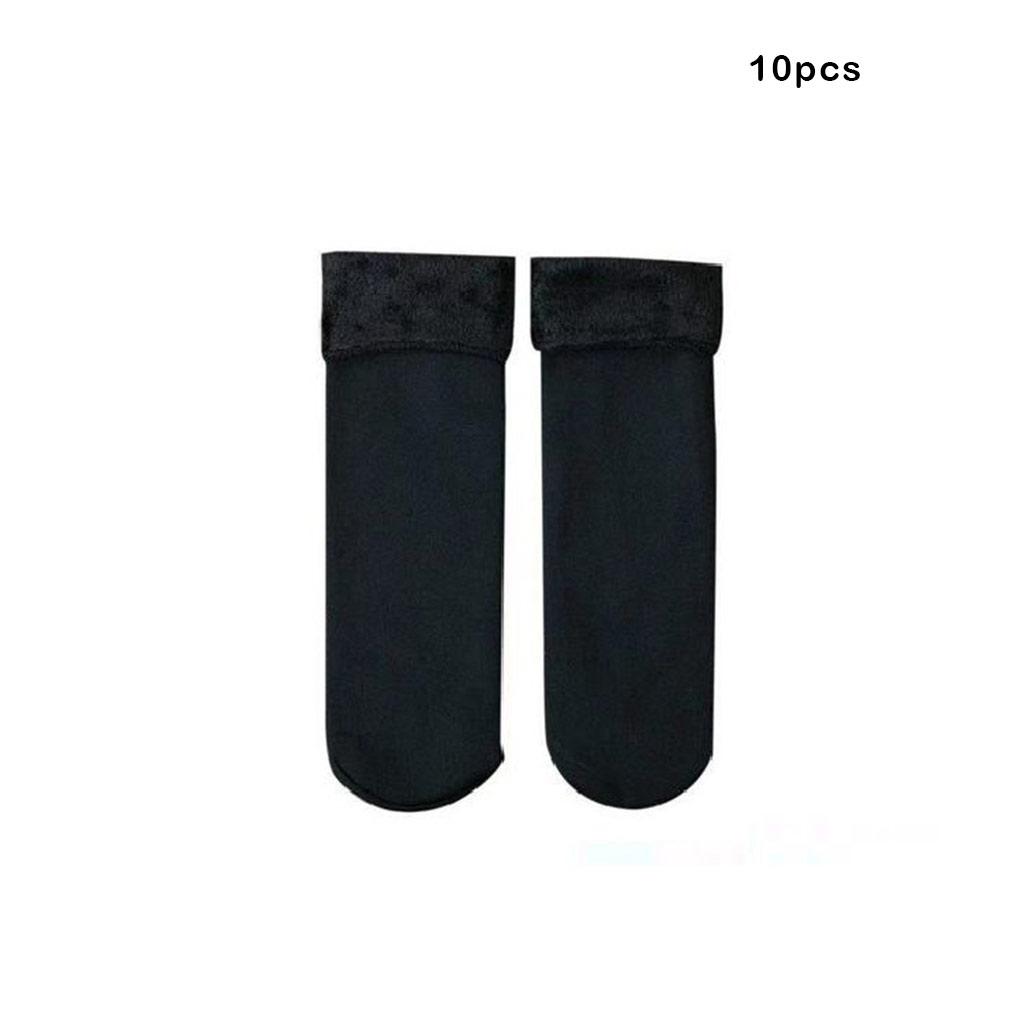 Women Warm Socks Thicken Thermal Solid Color Autumn Winter Cozy Breathable Snow Boots Floor Sleeping Sock Supplies Ladies