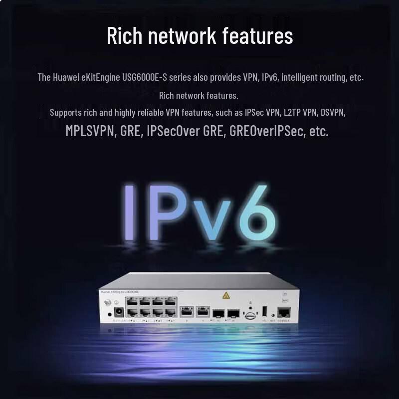 HUAWEI USG6000E-S02-AC Enterprise Firewall