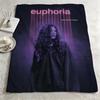 drama EEuphoriaa Throw Warm Soft Flannel Blanket Multiuse for Sofa Bed Camping Travel Nap
