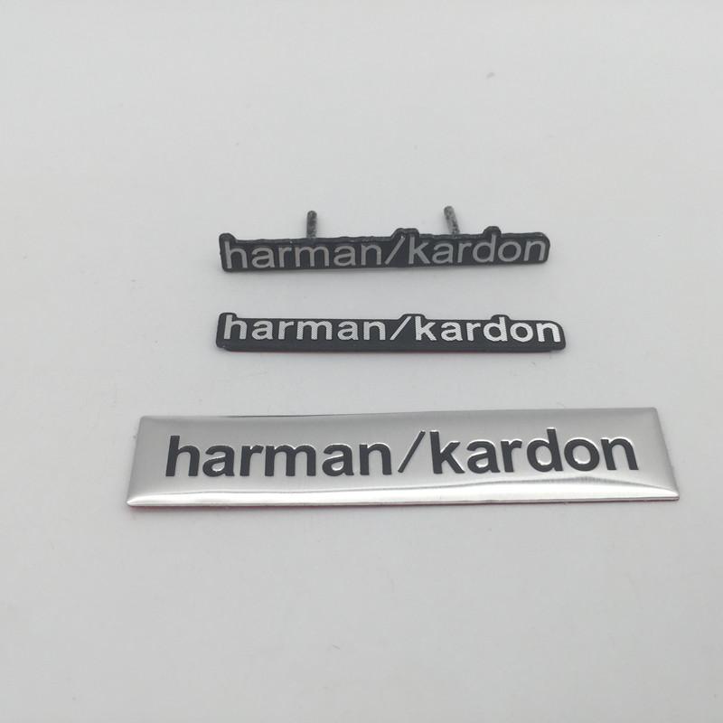 BCK2 2pcs 5pcs 10pcs forharman/kardon car Hi-Fi Speaker audio Speaker Badge stereo Emblem sticker car styling accessories