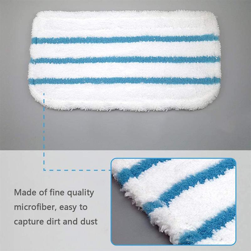 2PCS Mop Pads for Black & Decker Steam Mop FSM1610/1630/1300 Washable and Reusable Replacement Mopping Cloth