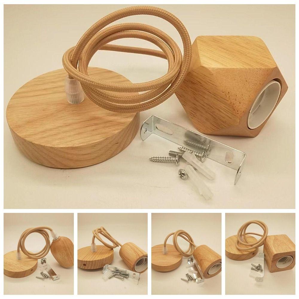 Irregular Wooden Lamp Base Modern Simple Light Holder Creative Lamp Holder Dining Room