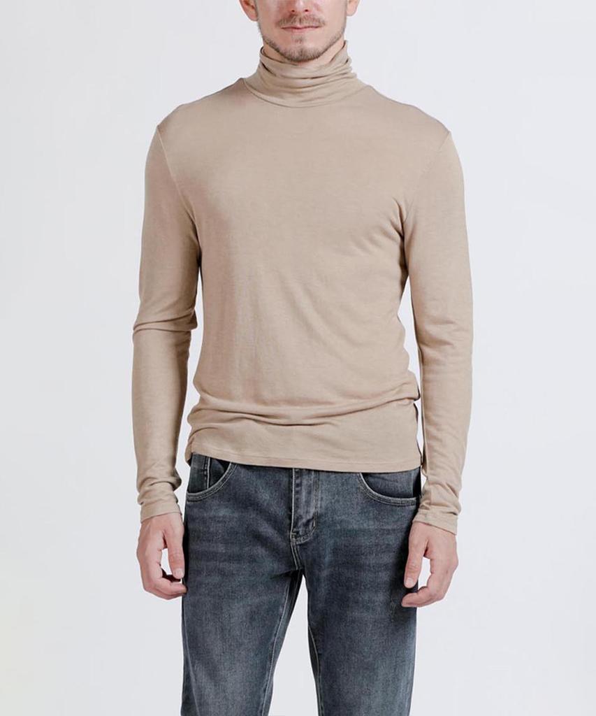 PANICALE Slim Fit Wool Blend Turtleneck T-Shirt [7 Colors] (Type B)
