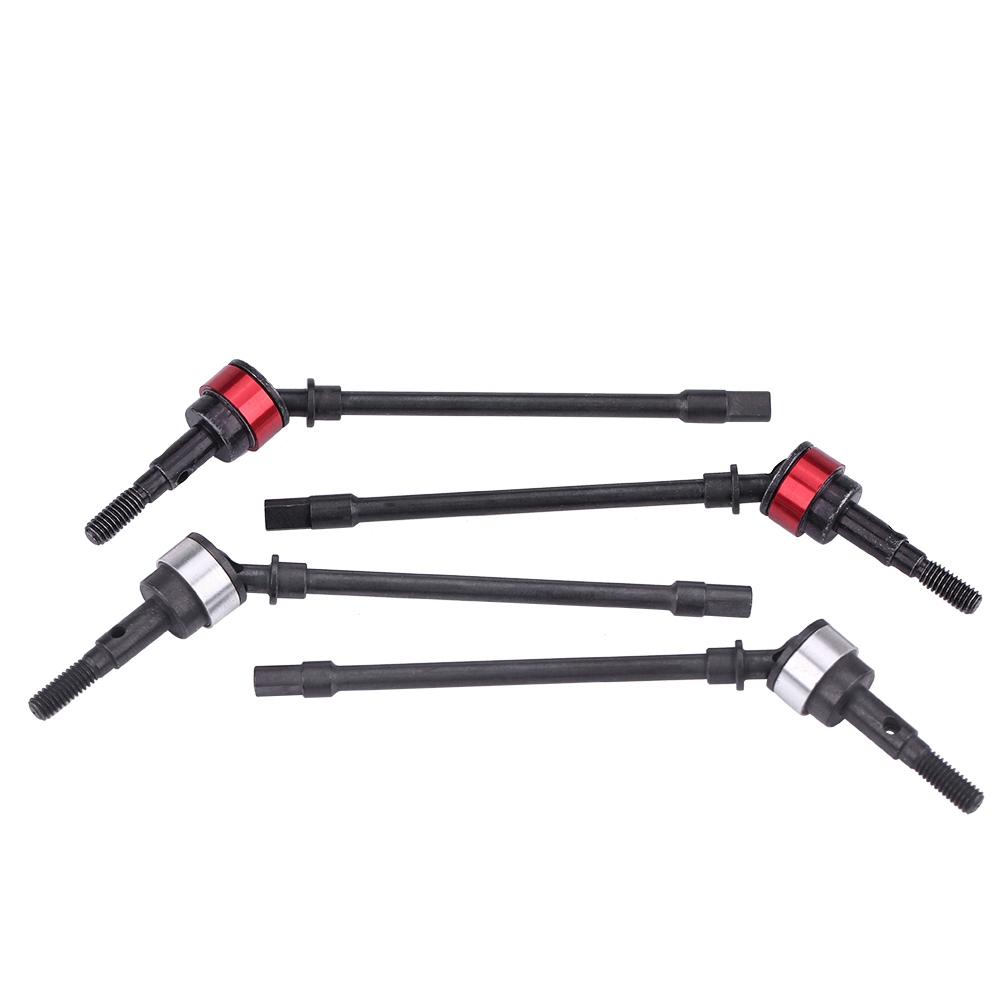 4 Pcs Remote Control Model Accessory Parts Hard Steel Front Axle Drive Shaft for SCX10 RC Car