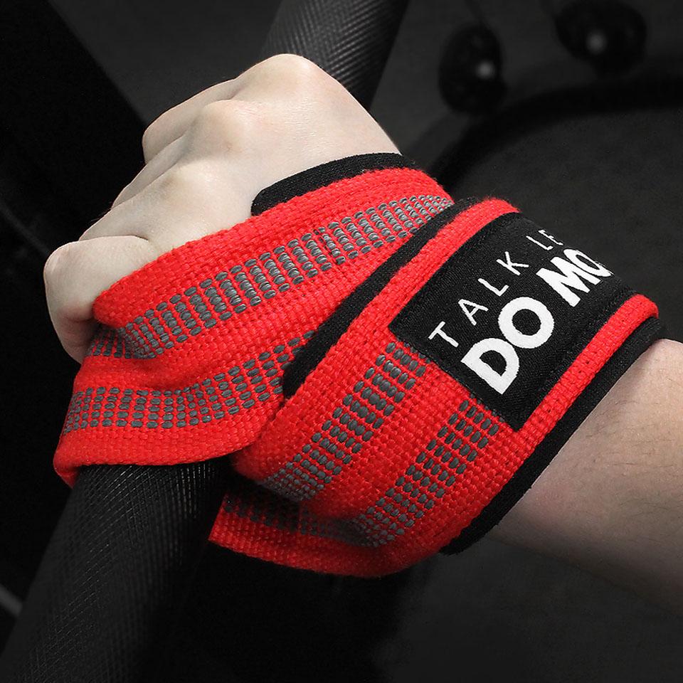 Aolikes 1 Pair Figure 8 Weight Lifting Straps Weightlifting Powerlifting Sport Gym Fitness Bodybuilding Barbell Wrist Support