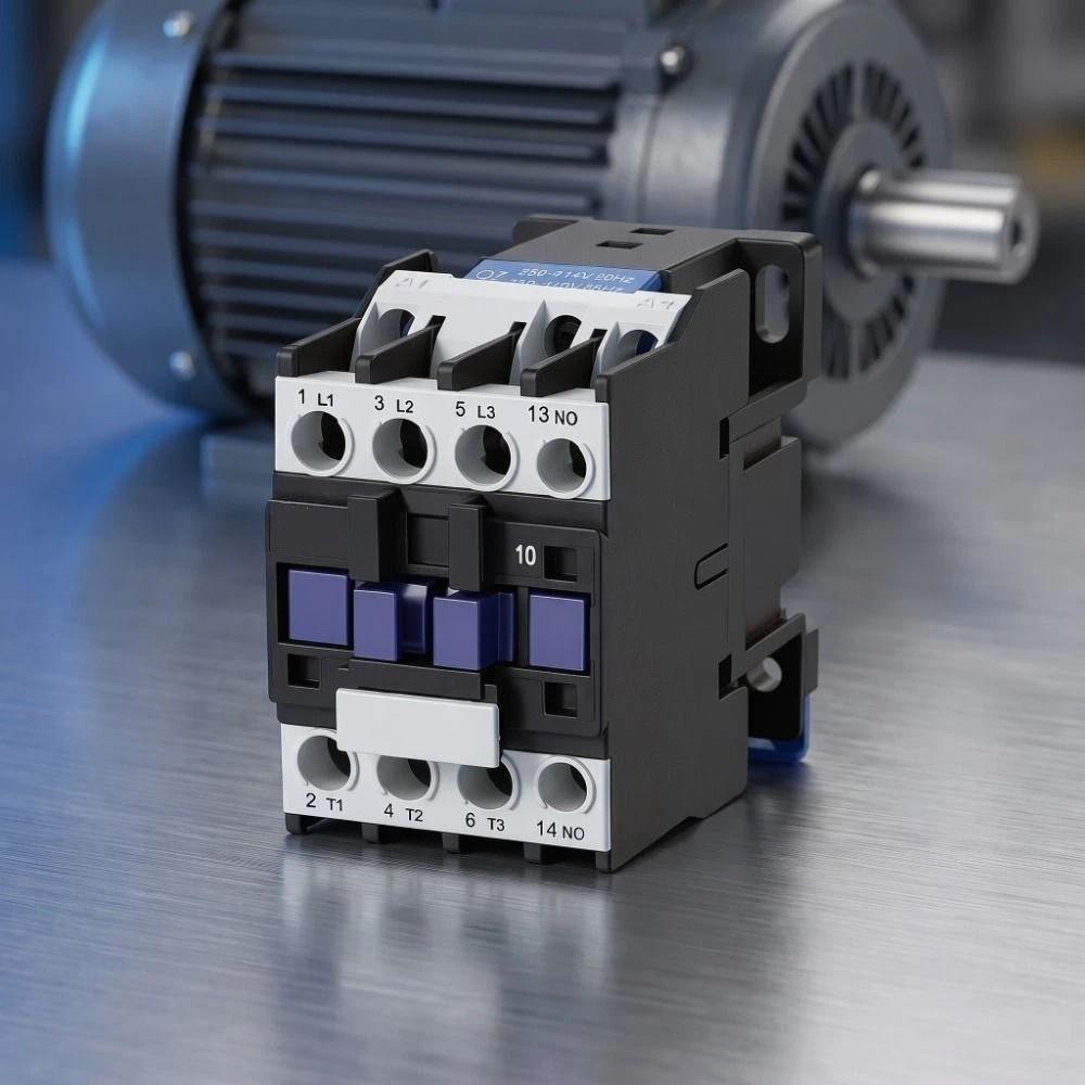 12A Rated Current AC Contactor 380V Coil Voltage Industrial Contactor Industrial Control