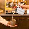 Milk Jug 350ml / 12 Fl, Stainless Steel Milk Pitcher, Milk Frothing Jug For Making Coffee Cappuccino