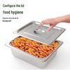 Commercial Stainless Steel Food Pan with Lid