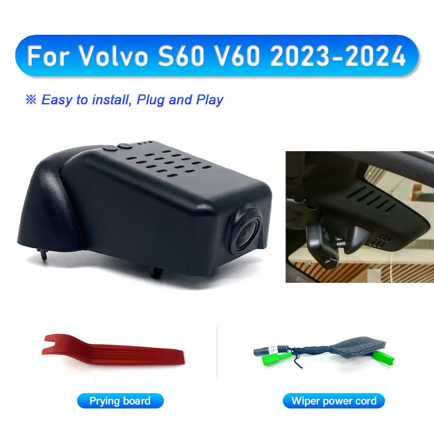 

Автомобильный видеорегистратор для VOLVO XC90 XC60 XC40 S90 V90 S60 V60 C40 Plug and play Dash Cam для Polestar 2, FHD 1080P Dash Camera, автомобильные аксессуары None