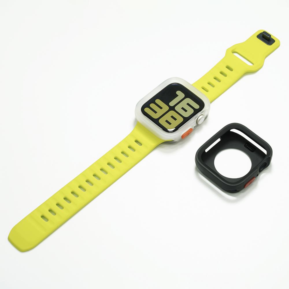 Biltin Apple Watch Strap Integrated Case Silicone Band 10 9 8 7 Se2 Se (A Type)