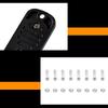 4X Lampada di Avvertimento Lampeggiante Arancione Bianco a LED 18 Programmi Marker