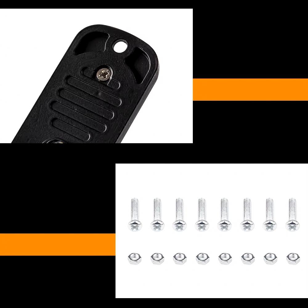 4X Lampada di Avvertimento Lampeggiante Arancione Bianco a LED 18 Programmi Marker