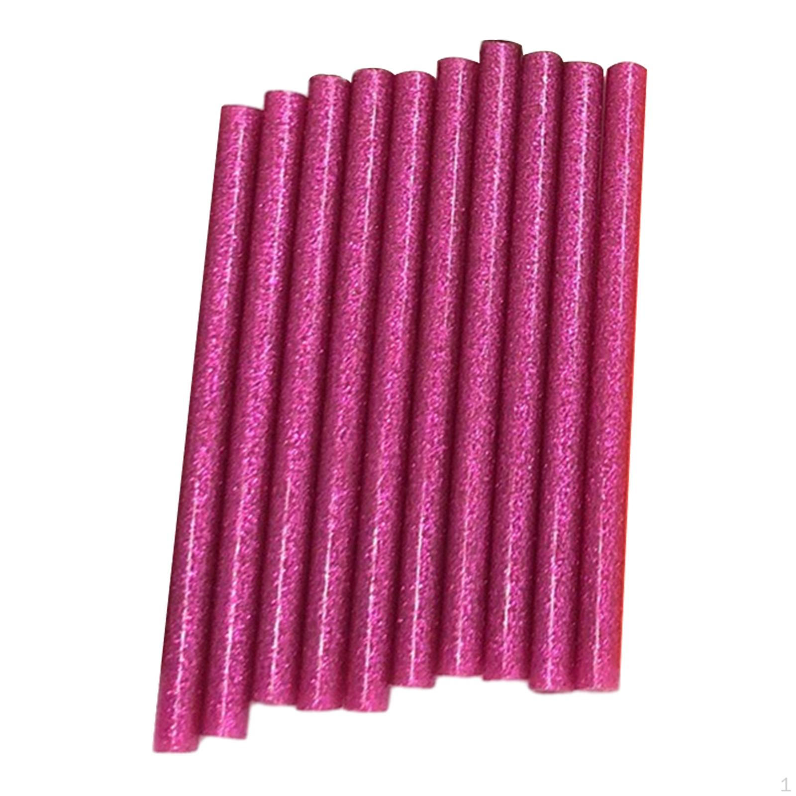 

10 Pieces Colored Melt Glue Sticks, Glitter Sealing for