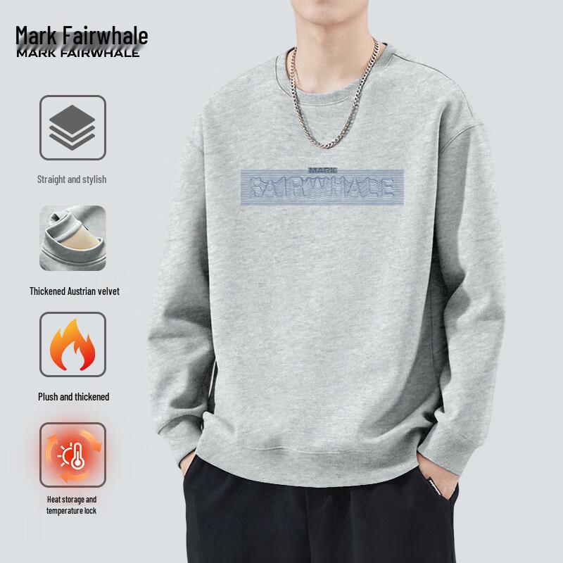 Mark Fairwhale Men s 420g Heavyweight Fleece Sweatshirt L