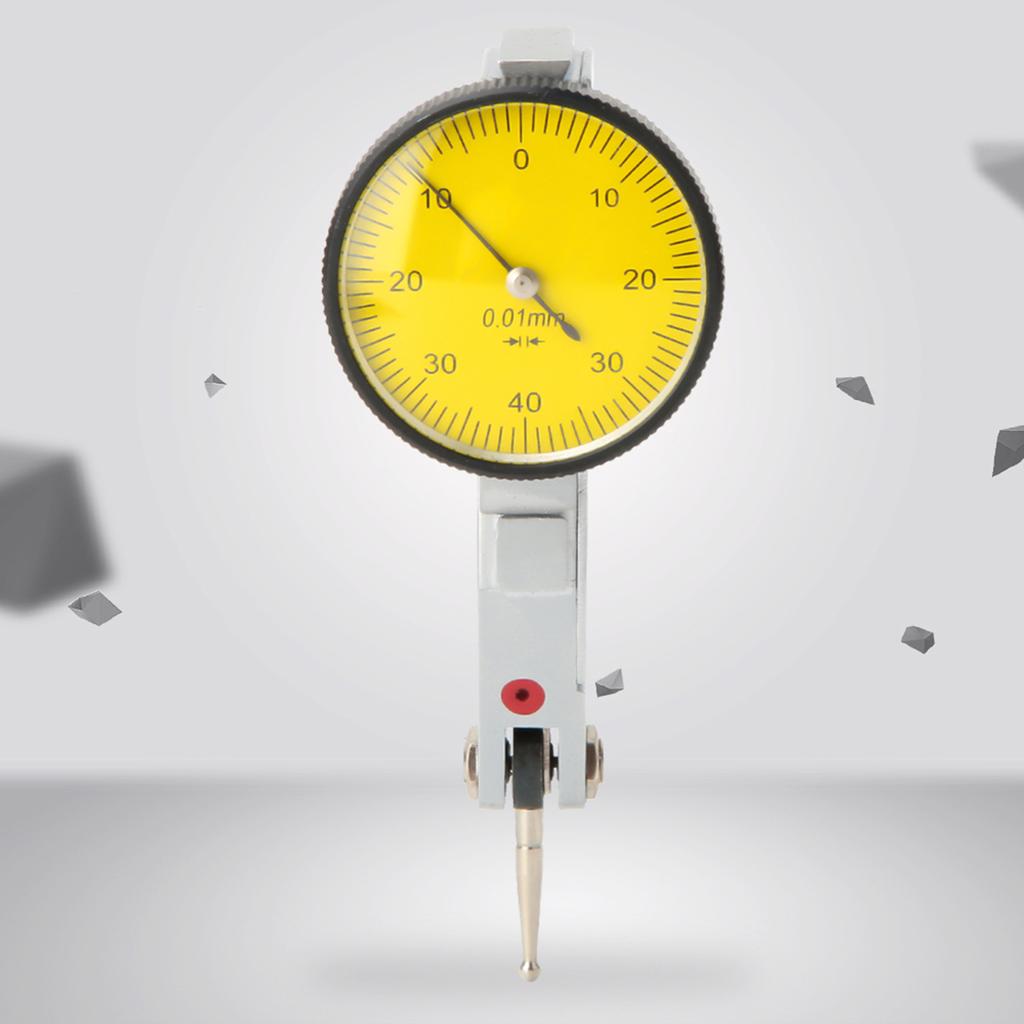 0?0.8mm Magnetic Dovetail Rails Dial Test Indicator 0.01mm Dial Scale Gauge Measure Tool