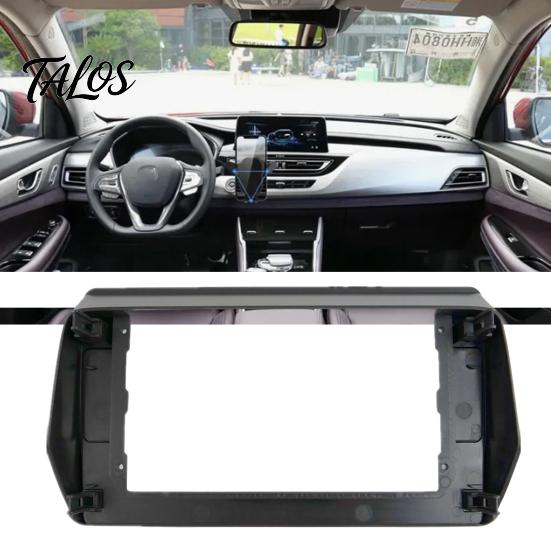 Náhradní panel palubní desky 10,1palcový rámeček pro autorádio pro Toyota Wish 2008, ABS krycí panel středového ovládacího panelu navigace, Stereo