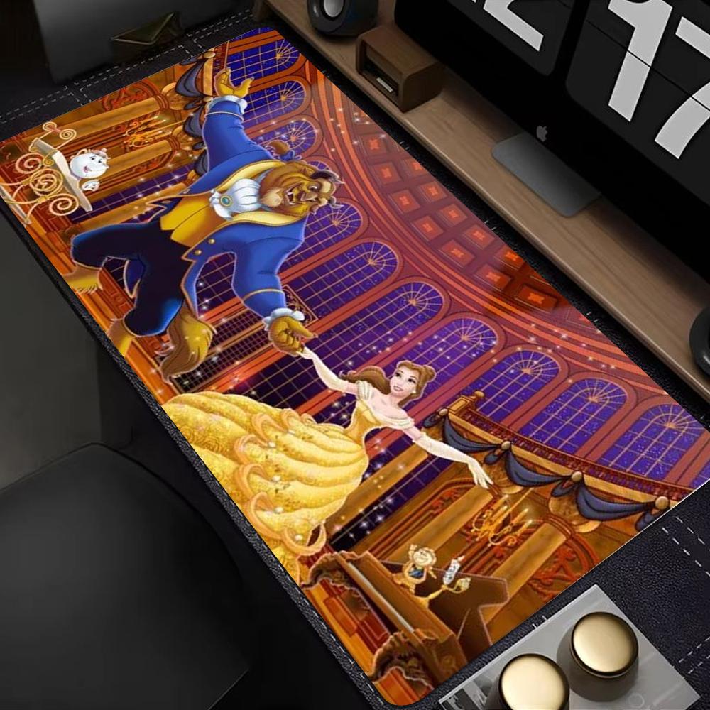 Disney Die Schöne und das Biest Belle Prinzessin Mauspads Schönes Großes Gaming-Mauspad Gamer-Mauspad Größe Für Gaming-Tastaturunterlage