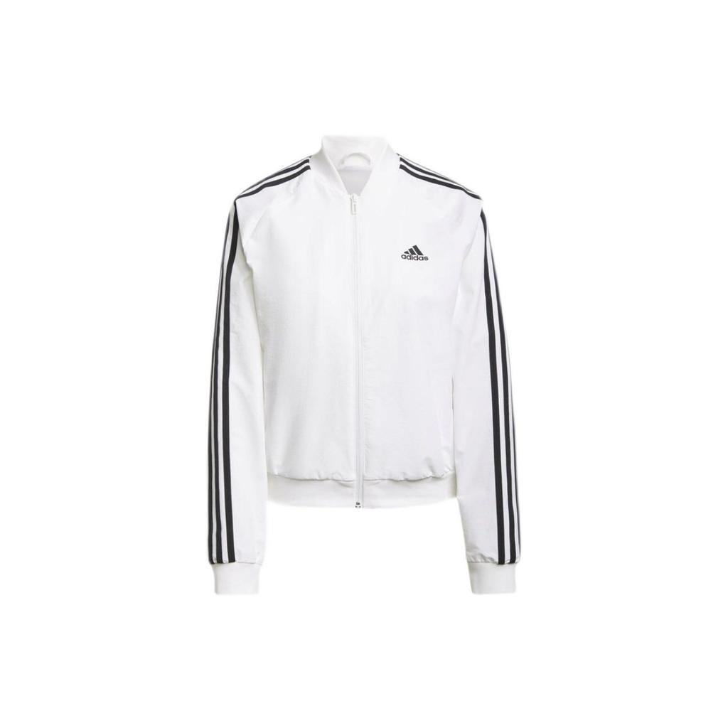 Adidas Jackets Women's White Stand Collar Moderate Other H10180