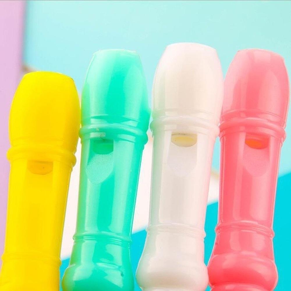 4pcs School Stationery Gel Pens Candy Color Mini Clarinet Shape Creative Cartoon Flute Writing Supplies Student Gifts