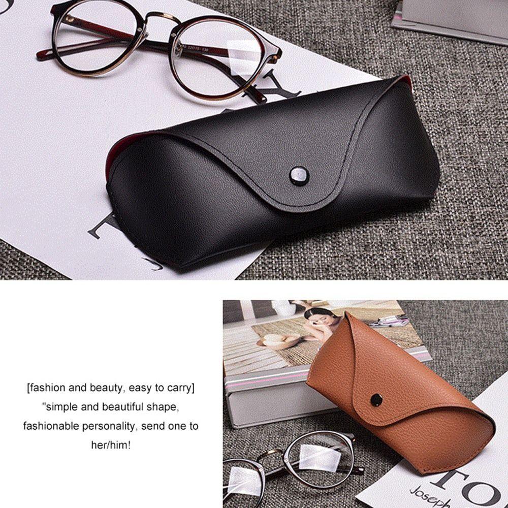 PU Leather Sunglasses Case Spectacle Case Myopia Frame Protector Glasses Bag  Eyewear Accessories