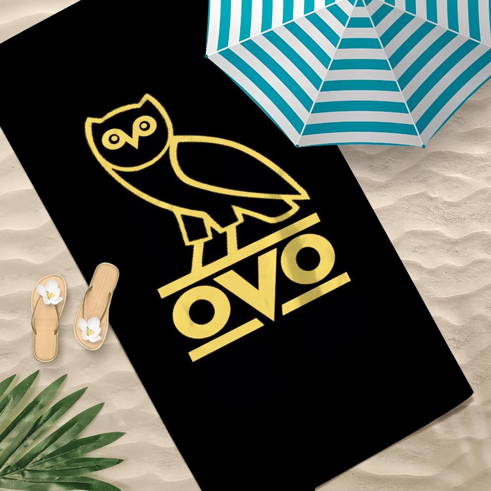 O-OVO Towel Gym Shower Drake Camping Quick Dry Sports Large Beach Towels Soft Pool Gift For OWLS Travel