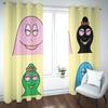 Barbapapa Cartoon Curtain Bedroom Window Animation Blackout Children Room Fashion Style Home Decoration