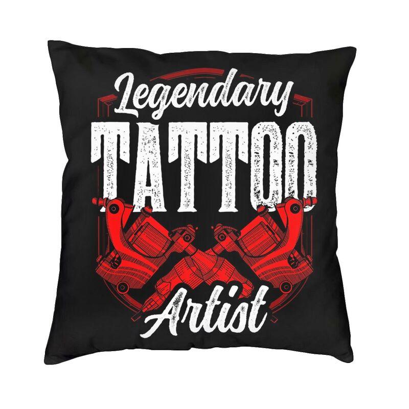 Luxury Funny Tattoo Master Cushion Cover 40X40 Tattooists Artist Gift Pillow Case For Sofa Square Pillowcase Bedroom Decoration