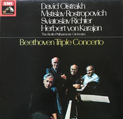 LP-Schallplatte DAVID OISTRAKH MSTISLAV ROSTROPOVI Beethoven Tripelkonzert ASD2582 EMI 1970 UK Klassik Gebraucht