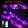 Halloween Decoration Props Luminous Skull 5-piece Set 200 LED Light Skulls Remote Control 8 Modes To Change