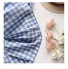 Korean Spring 2026 Plaid Dress for Girls - Lace & Lotus Leaf Collar, Long Sleeve Skirt