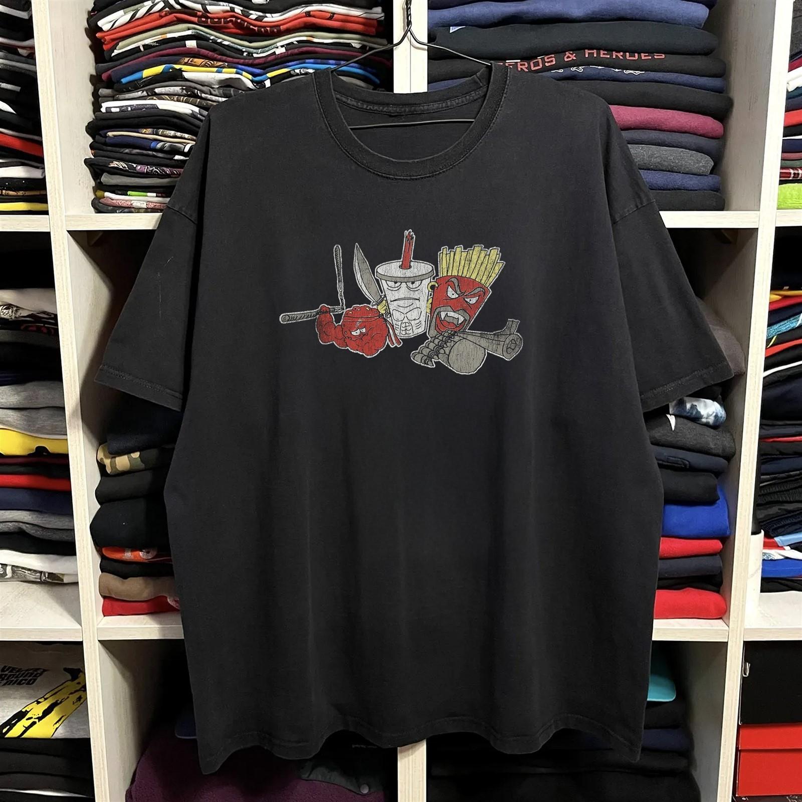 Aqua Teen Hunger Force Aged T-Shirt Black S XL