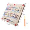 Children Montessori Toy Magnetic Pen Moving Ball Game Color Sorting Counting Board Fine Motor Training Sensory Educational Toys