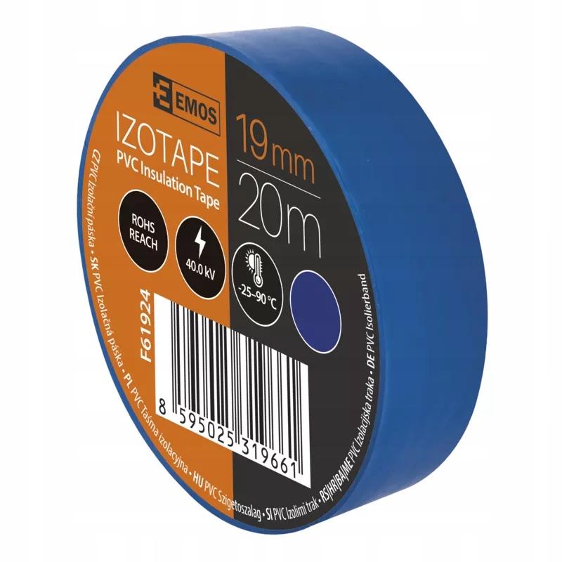 PVC cable insulation tape 20m / 19mm blue